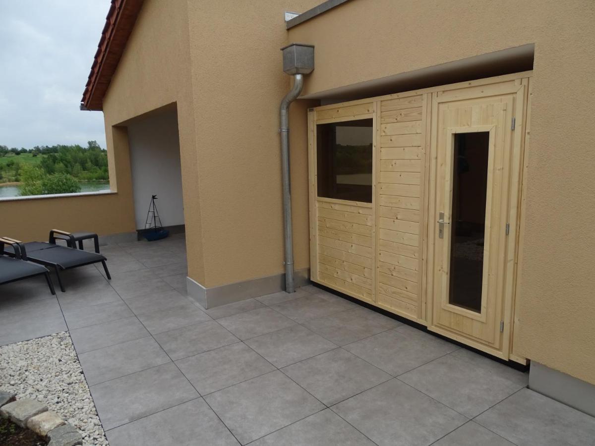 Feriendomizil Am Stoermthaler See, Lagovida, Leipziger Neuseenland, Grosspoesna, Privatstrand Exterior photo
